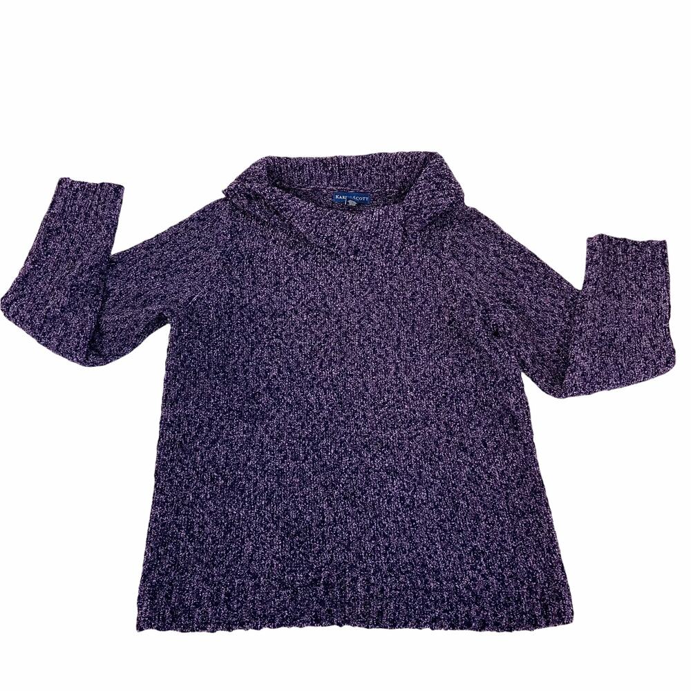 Karen Scott purple sweater size S